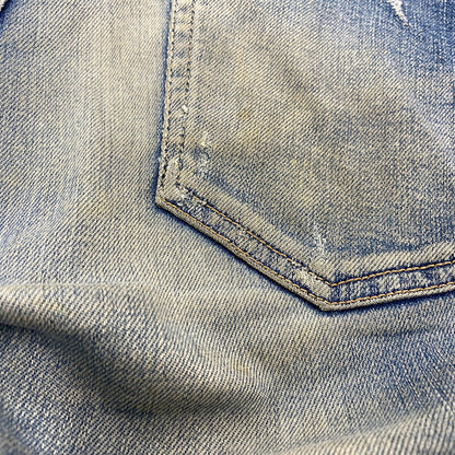 【現状渡し品】【メンズ】 TMT ティーエムティー HYBRID-STRETCH VINTAGE FINISH DENIM 5P TAPERED TPT-F1805 ハイブリッド ストレッチ ヴィンテージフィニッシュ デニム テーパード パンツ ジーンズ 151-260919-as-14-izu サイズ：M カラー：インディゴ 万代Net店