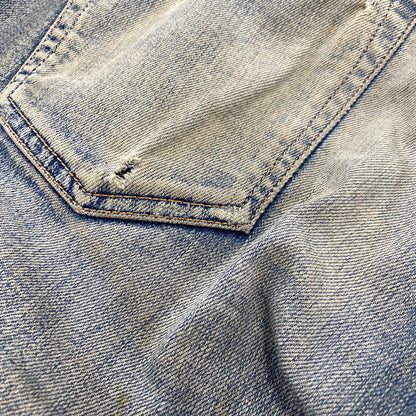 【現状渡し品】【メンズ】 TMT ティーエムティー HYBRID-STRETCH VINTAGE FINISH DENIM 5P TAPERED TPT-F1805 ハイブリッド ストレッチ ヴィンテージフィニッシュ デニム テーパード パンツ ジーンズ 151-260919-as-14-izu サイズ：M カラー：インディゴ 万代Net店