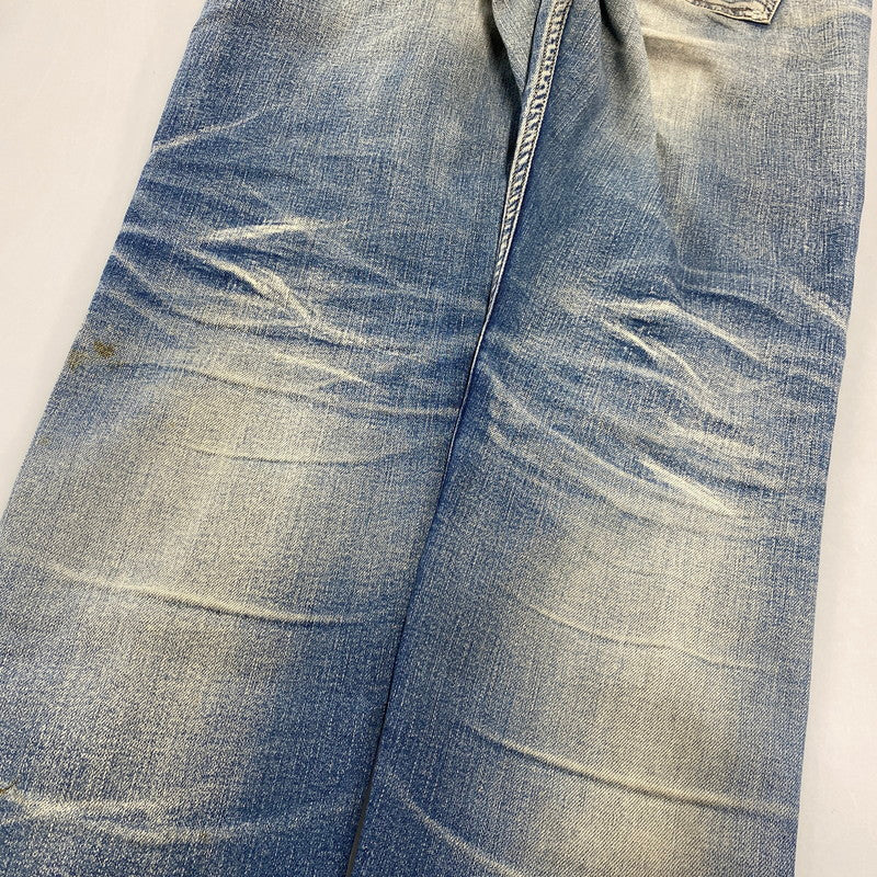 【現状渡し品】【メンズ】 TMT ティーエムティー HYBRID-STRETCH VINTAGE FINISH DENIM 5P TAPERED TPT-F1805 ハイブリッド ストレッチ ヴィンテージフィニッシュ デニム テーパード パンツ ジーンズ 151-260919-as-14-izu サイズ：M カラー：インディゴ 万代Net店