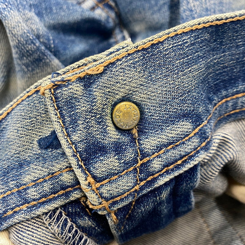 【現状渡し品】【メンズ】 TMT ティーエムティー HYBRID-STRETCH VINTAGE FINISH DENIM 5P TAPERED TPT-F1805 ハイブリッド ストレッチ ヴィンテージフィニッシュ デニム テーパード パンツ ジーンズ 151-260919-as-14-izu サイズ：M カラー：インディゴ 万代Net店