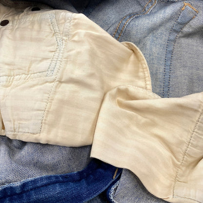 【現状渡し品】【メンズ】 TMT ティーエムティー HYBRID-STRETCH VINTAGE FINISH DENIM 5P TAPERED TPT-F1805 ハイブリッド ストレッチ ヴィンテージフィニッシュ デニム テーパード パンツ ジーンズ 151-260919-as-14-izu サイズ：M カラー：インディゴ 万代Net店