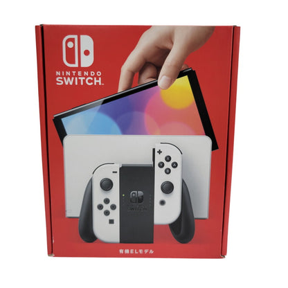 【中古美品】 【未使用】【ゲーム】Nintendo Switch (有機ELモデル) Joy-Con(L)/(R) ホワイト HEG-S-KAAAA(JPN) 任天堂 ニンテンドースイッチ 本体 034-260914-as-11-izu 万代Net店