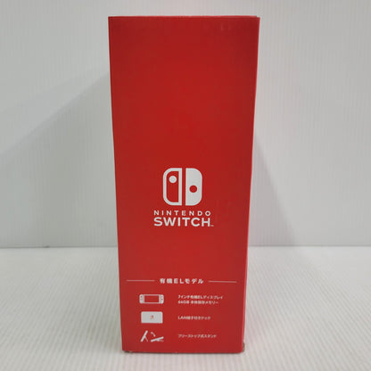 【中古美品】 【未使用】【ゲーム】Nintendo Switch (有機ELモデル) Joy-Con(L)/(R) ホワイト HEG-S-KAAAA(JPN) 任天堂 ニンテンドースイッチ 本体 034-260914-as-11-izu 万代Net店
