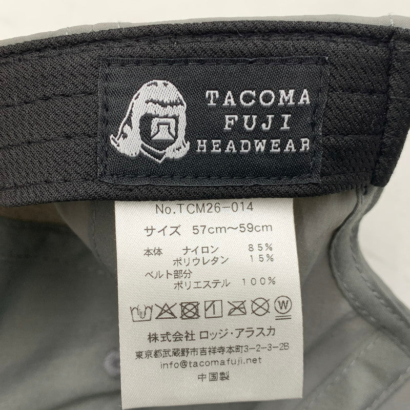 【中古品】【メンズ/レディース】 TACOMA FUJI HEADWEAR タコマ フジ ヘッドウェア TCN26-014 ZEN HIKER CAP ゼン ハイカー キャップ 帽子 185-260913-ya-11-izu サイズ：57～59cm カラー：グレー 万代Net店