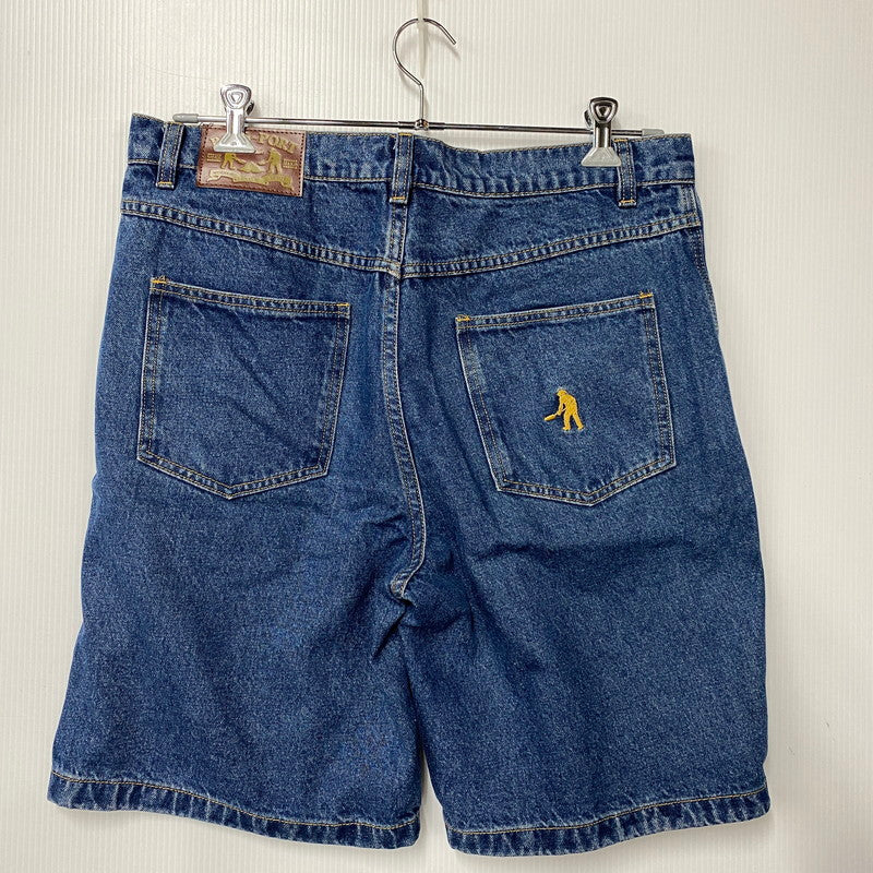 【中古品】【メンズ】 PASS-PORT パスポート WORKERS CLUB JEAN SHORT ジーンズショーツ ショートパンツ 153-260919-as-15-izu サイズ：32 カラー：WASHED DARK INDIGO 万代Net店