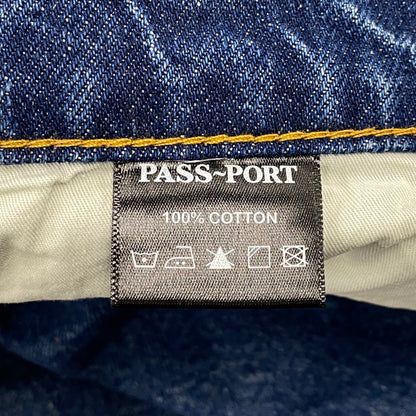 【中古品】【メンズ】 PASS-PORT パスポート WORKERS CLUB JEAN SHORT ジーンズショーツ ショートパンツ 153-260919-as-15-izu サイズ：32 カラー：WASHED DARK INDIGO 万代Net店