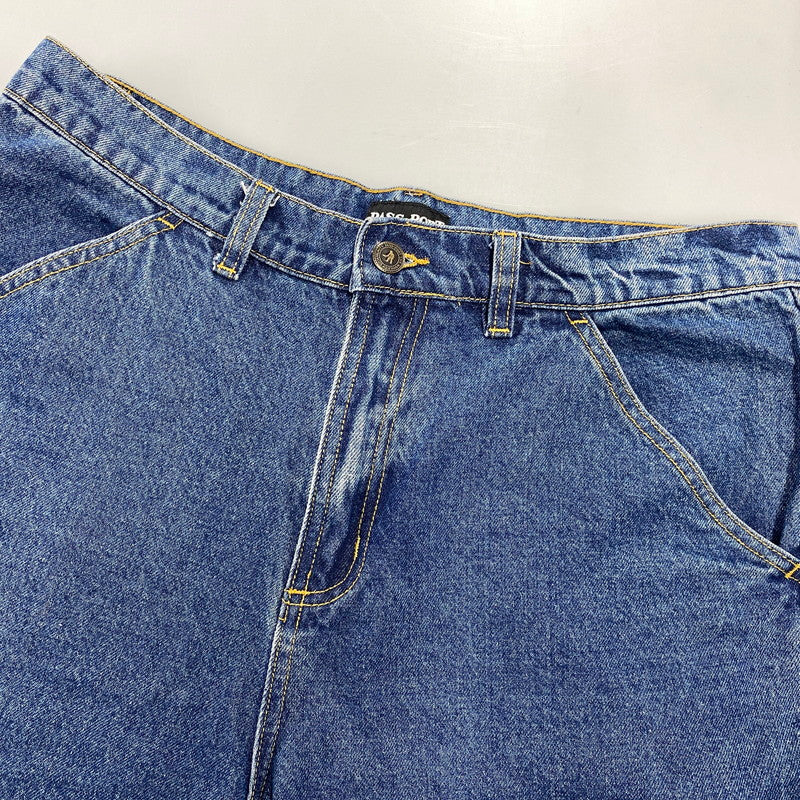 【中古品】【メンズ】 PASS-PORT パスポート WORKERS CLUB JEAN SHORT ジーンズショーツ ショートパンツ 153-260919-as-15-izu サイズ：32 カラー：WASHED DARK INDIGO 万代Net店