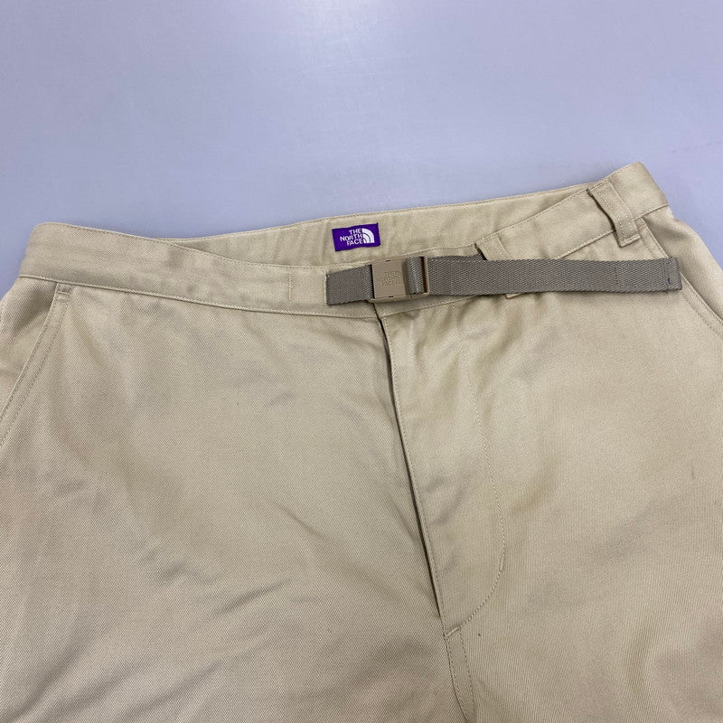【中古品】【メンズ】 THE NORTH FACE PURPLE LABEL ザノースフェイスパープルレーベル N24FC076 CHINO WIDE TAPERED FIELD PANTS チノ ワイド テーパード フィールド パンツ ボトムス ズボン 155-260914-cs-05-izu サイズ：30 カラー：ベージュ 万代Net店