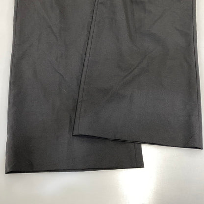 【中古品】【メンズ】 RAF SIMONS ラフシモンズ 221-M369 22SS WIDE-LEG WOOL TROUSERS ワイド レッグ ウール トラウザーズ パンツ ボトムス ズボン 151-260914-cs-10-izu サイズ：52 カラー：ブラック 万代Net店