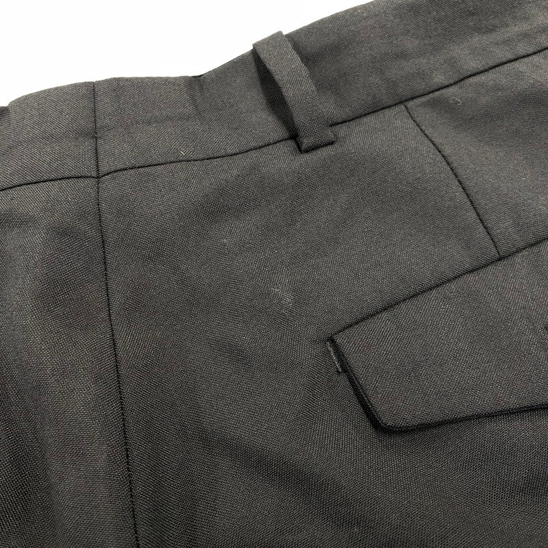 【中古品】【メンズ】 RAF SIMONS ラフシモンズ 221-M369 22SS WIDE-LEG WOOL TROUSERS ワイド レッグ ウール トラウザーズ パンツ ボトムス ズボン 151-260914-cs-10-izu サイズ：52 カラー：ブラック 万代Net店