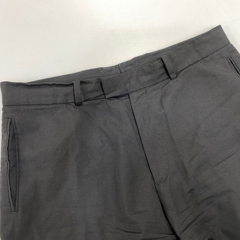 【中古品】【メンズ】 RAF SIMONS ラフシモンズ 221-M369 22SS WIDE-LEG WOOL TROUSERS ワイド レッグ ウール トラウザーズ パンツ ボトムス ズボン 151-260914-cs-10-izu サイズ：52 カラー：ブラック 万代Net店