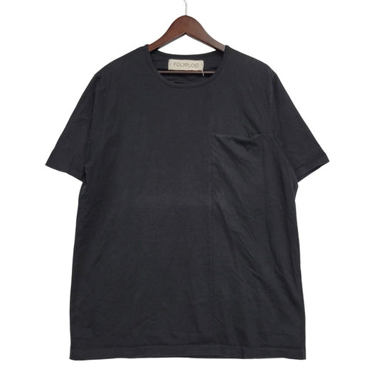 【中古品】【メンズ】 POLYPLOID ポリプロイド FRONT SEAM T-SHIRT フロント シーム Tシャツ 半袖 140-260912-as-11-izu カラー：ブラック 万代Net店
