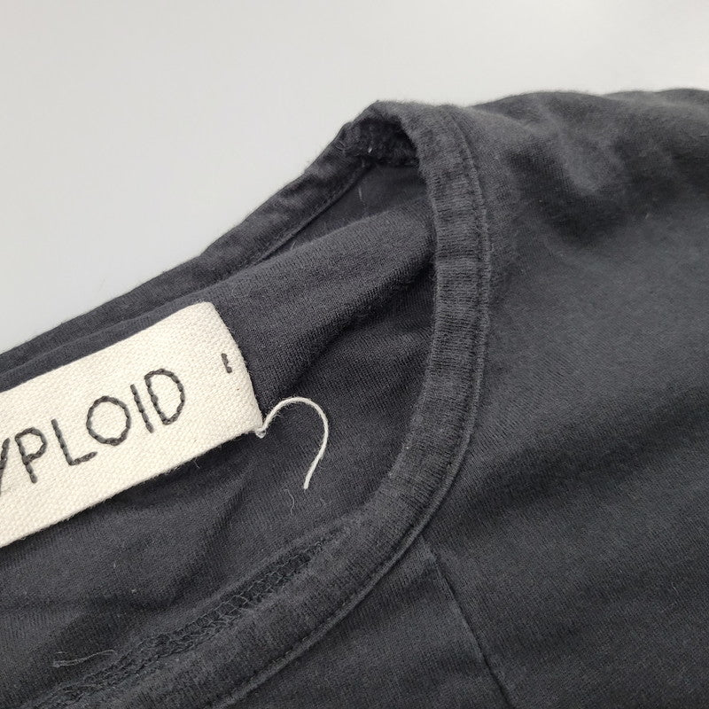 【中古品】【メンズ】 POLYPLOID ポリプロイド FRONT SEAM T-SHIRT フロント シーム Tシャツ 半袖 140-260912-as-11-izu カラー：ブラック 万代Net店
