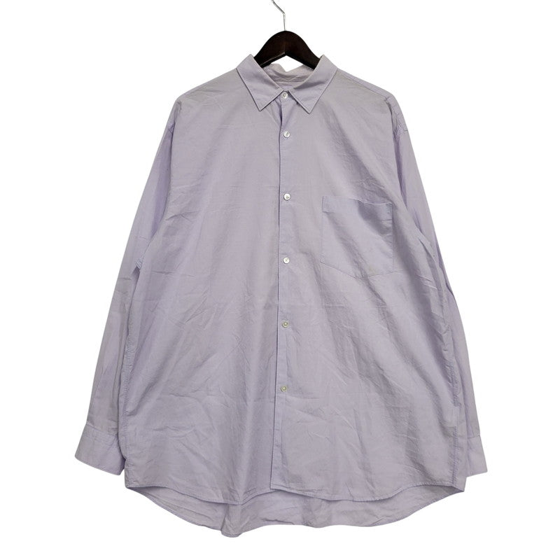 【中古品】【メンズ】 COMOLI コモリ COMOLI SHIRT X01-02001 コモリシャツ 長袖 140-260912-as-14-izu サイズ：4 カラー：パープル系 万代Net店