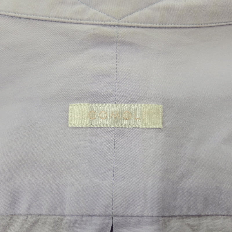 【中古品】【メンズ】 COMOLI コモリ COMOLI SHIRT X01-02001 コモリシャツ 長袖 140-260912-as-14-izu サイズ：4 カラー：パープル系 万代Net店