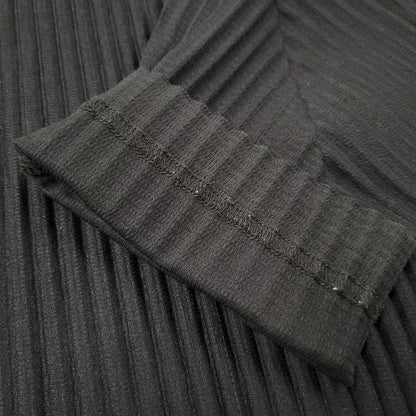 【中古品】【メンズ】 HOMME PLISSE ISSEY MIYAKE オム プリッセ イッセイミヤケ PLEATS CARDIGAN HP31JL105 プリーツカーディガン 140-260912-as-15-izu サイズ：4 カラー：ブラック 万代Net店
