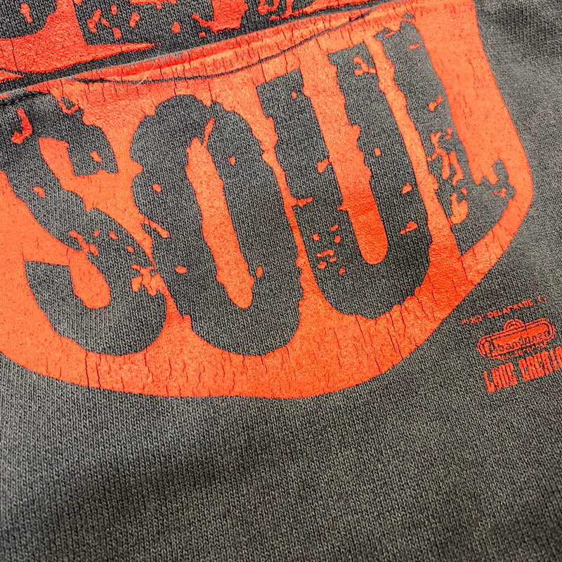 【中古品】【メンズ】 SAINT MICHAEL×DE LA SOUL セントマイケル デラソウル SM-HR1-0000-C19 HOODIE DE LA SOUL フーディー デラソウル トップス 長袖 140-260914-cs-15-izu サイズ：XXL カラー：ブラック系 万代Net店
