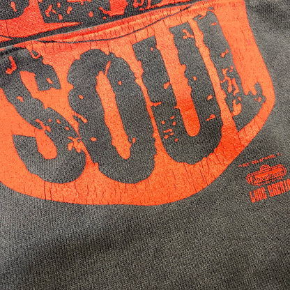 【中古品】【メンズ】 SAINT MICHAEL×DE LA SOUL セントマイケル デラソウル SM-HR1-0000-C19 HOODIE DE LA SOUL フーディー デラソウル トップス 長袖 140-260914-cs-15-izu サイズ：XXL カラー：ブラック系 万代Net店