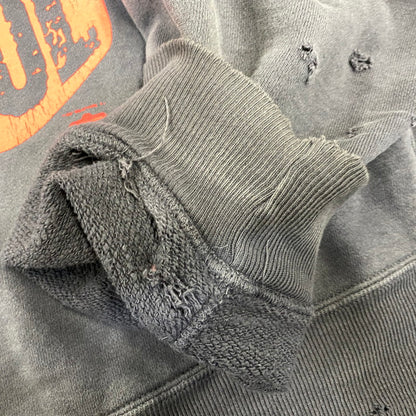 【中古品】【メンズ】 SAINT MICHAEL×DE LA SOUL セントマイケル デラソウル SM-HR1-0000-C19 HOODIE DE LA SOUL フーディー デラソウル トップス 長袖 140-260914-cs-15-izu サイズ：XXL カラー：ブラック系 万代Net店