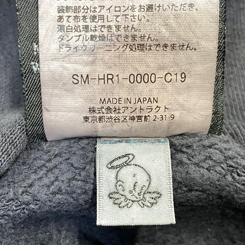 【中古品】【メンズ】 SAINT MICHAEL×DE LA SOUL セントマイケル デラソウル SM-HR1-0000-C19 HOODIE DE LA SOUL フーディー デラソウル トップス 長袖 140-260914-cs-15-izu サイズ：XXL カラー：ブラック系 万代Net店