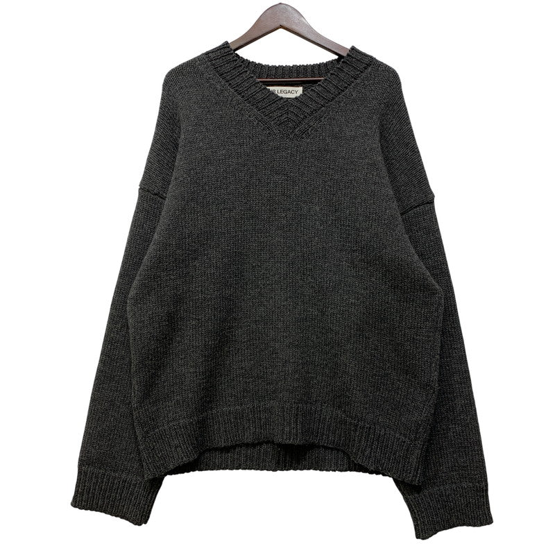 【中古美品】【メンズ】 Our Legacy アワーレガシー SONAR V-NECK KNIT M4243SA ソナー Vネック ニット 141-260913-as-05-izu サイズ：52 カラー：グレー 万代Net店