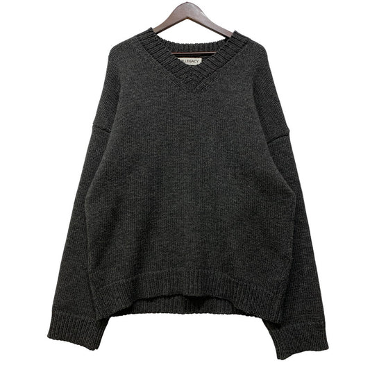 【中古美品】【メンズ】 Our Legacy アワーレガシー SONAR V-NECK KNIT M4243SA ソナー Vネック ニット 141-260913-as-05-izu サイズ：52 カラー：グレー 万代Net店