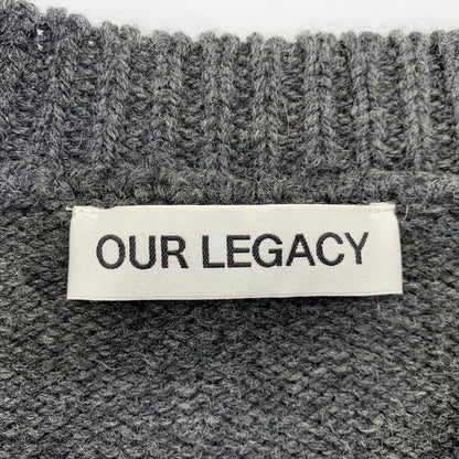 【中古美品】【メンズ】 Our Legacy アワーレガシー SONAR V-NECK KNIT M4243SA ソナー Vネック ニット 141-260913-as-05-izu サイズ：52 カラー：グレー 万代Net店
