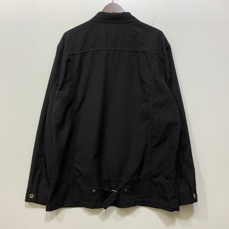【中古品】【メンズ】 COMME des GARCONS HOMME コムデギャルソンオム PATCH LOGO WORKWEAR JACKET HG-J002 ワークウェアジャケット 140-260913-as-09-izu サイズ：M カラー：ブラック 万代Net店