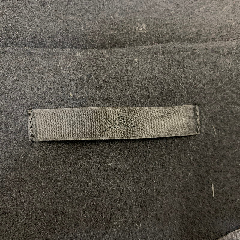 【中古品】【メンズ】 juha ユハ MELTON TRACK JACKET 10200205 メルトン トラック ジャケット 140-260913-as-10-izu サイズ：4 カラー：ブラック 万代Net店