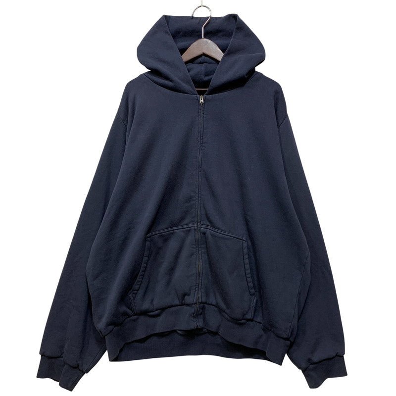【中古品】【メンズ】 YEEZY GAP イージー ギャップ DOUBLEFACE WIDE SILHOUETTE ZIP UP SWEAT HOODIE 537322-03-1 ダブルフェイス ジップアップ パーカー 142-260913-as-07-izu サイズ：XXL カラー：ネイビー 万代Net店