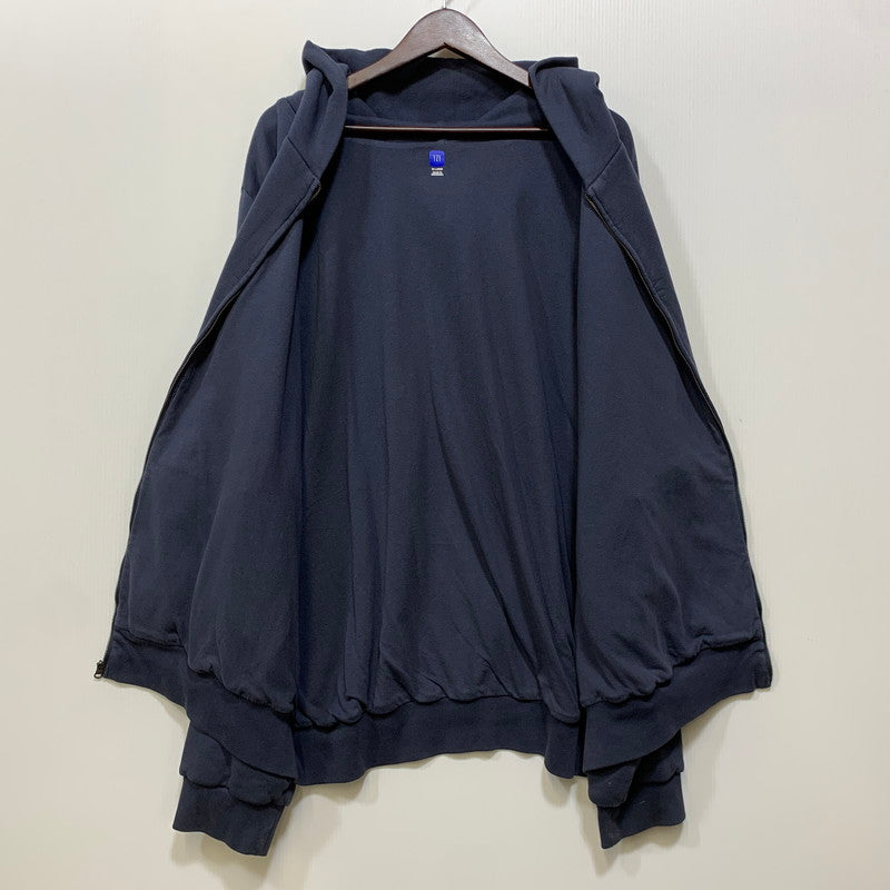 【中古品】【メンズ】 YEEZY GAP イージー ギャップ DOUBLEFACE WIDE SILHOUETTE ZIP UP SWEAT HOODIE 537322-03-1 ダブルフェイス ジップアップ パーカー 142-260913-as-07-izu サイズ：XXL カラー：ネイビー 万代Net店
