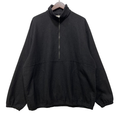 【中古品】【メンズ】 MARKA マーカ M23C-12CS01C HALF ZIP TRUCK JACKET WOOL SOFT FLANNEL ハーフ ジップ トラック ジャケット ウール ソフト フランネル アウター 140-260914-cs-18-izu サイズ：3 カラー：ブラック 万代Net店