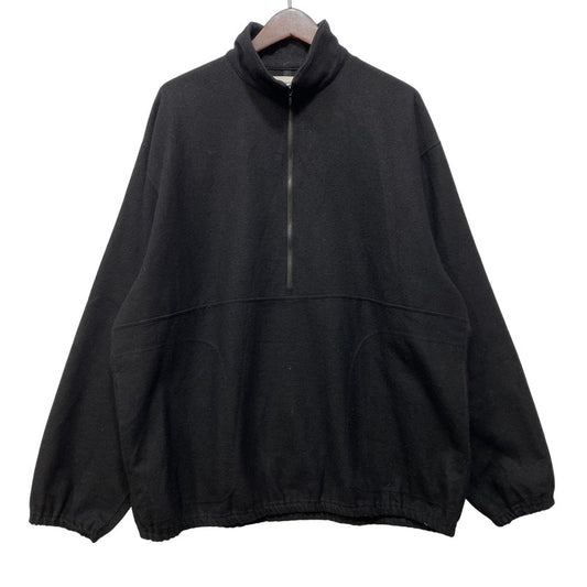 【中古品】【メンズ】 MARKA マーカ M23C-12CS01C HALF ZIP TRUCK JACKET WOOL SOFT FLANNEL ハーフ ジップ トラック ジャケット ウール ソフト フランネル アウター 140-260914-cs-18-izu サイズ：3 カラー：ブラック 万代Net店