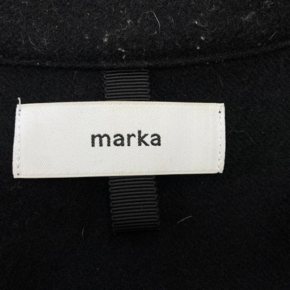 【中古品】【メンズ】 MARKA マーカ M23C-12CS01C HALF ZIP TRUCK JACKET WOOL SOFT FLANNEL ハーフ ジップ トラック ジャケット ウール ソフト フランネル アウター 140-260914-cs-18-izu サイズ：3 カラー：ブラック 万代Net店