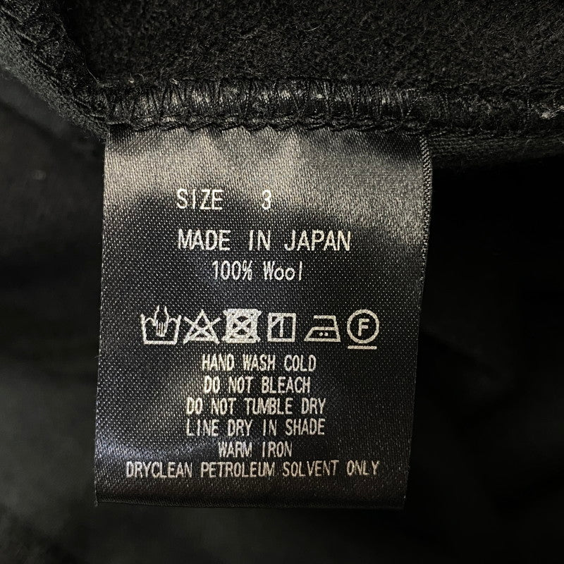 【中古品】【メンズ】 MARKA マーカ M23C-12CS01C HALF ZIP TRUCK JACKET WOOL SOFT FLANNEL ハーフ ジップ トラック ジャケット ウール ソフト フランネル アウター 140-260914-cs-18-izu サイズ：3 カラー：ブラック 万代Net店