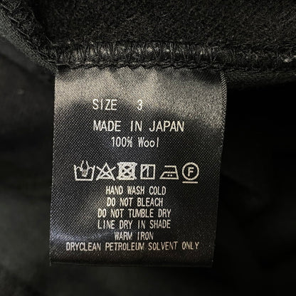 【中古品】【メンズ】 MARKA マーカ M23C-12CS01C HALF ZIP TRUCK JACKET WOOL SOFT FLANNEL ハーフ ジップ トラック ジャケット ウール ソフト フランネル アウター 140-260914-cs-18-izu サイズ：3 カラー：ブラック 万代Net店