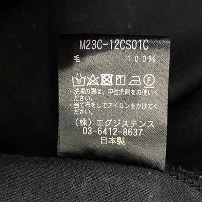 【中古品】【メンズ】 MARKA マーカ M23C-12CS01C HALF ZIP TRUCK JACKET WOOL SOFT FLANNEL ハーフ ジップ トラック ジャケット ウール ソフト フランネル アウター 140-260914-cs-18-izu サイズ：3 カラー：ブラック 万代Net店