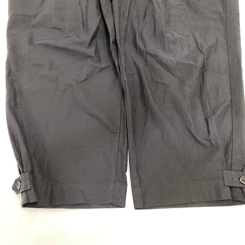 【中古品】【メンズ】 YOHJI YAMAMOTO POUR HOMME ヨウジヤマモトプールオム HZ-P12-002 SIDE FLAP TWILL PANT サイド フラップ ツイル パンツ ボトムス ズボン 151-260914-cs-08-izu サイズ：3 カラー：ブラック 万代Net店