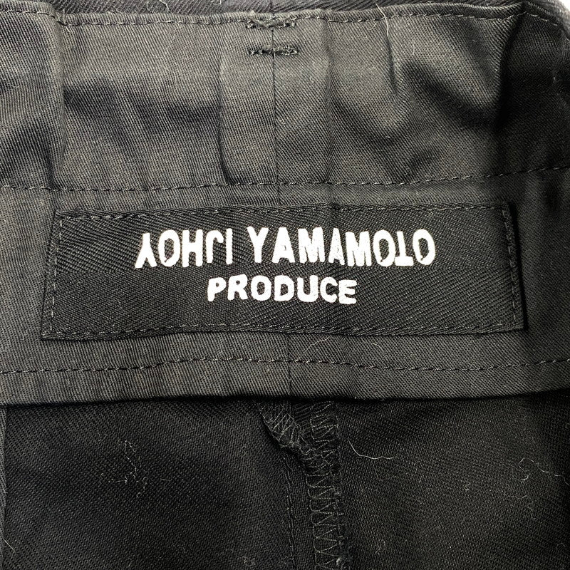 【中古品】【メンズ】 YOHJI YAMAMOTO POUR HOMME ヨウジヤマモトプールオム HZ-P12-002 SIDE FLAP TWILL PANT サイド フラップ ツイル パンツ ボトムス ズボン 151-260914-cs-08-izu サイズ：3 カラー：ブラック 万代Net店