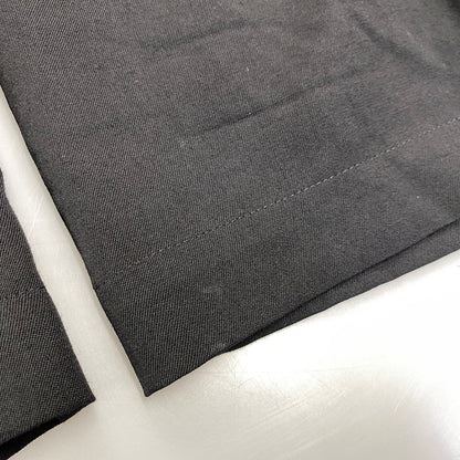 【中古品】【メンズ】 YOHJI YAMAMOTO POUR HOMME ヨウジヤマモトプールオム H0-P55-100 WOOL GABARDINE HEMBELT PANTS ウール ギャバジン ヘムベルト パンツ ボトムス ズボン 151-260914-cs-09-izu サイズ：2 カラー：ブラック 万代Net店