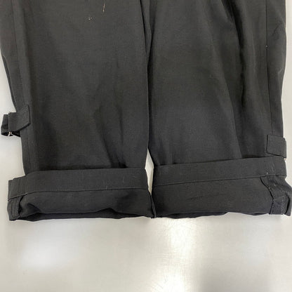 【中古品】【メンズ】 YOHJI YAMAMOTO POUR HOMME ヨウジヤマモトプールオム H0-P55-100 WOOL GABARDINE HEMBELT PANTS ウール ギャバジン ヘムベルト パンツ ボトムス ズボン 151-260914-cs-09-izu サイズ：2 カラー：ブラック 万代Net店