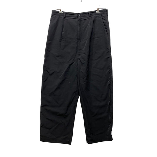 【中古品】【メンズ】 COMME DES GARCONS HOMME コムデギャルソンオム HL-P102 ONE TUCK WOOL GABADINE PANTS ワン タック ウール ギャバジン パンツ ボトムス ズボン 151-260914-cs-07-izu サイズ：L カラー：ブラック 万代Net店
