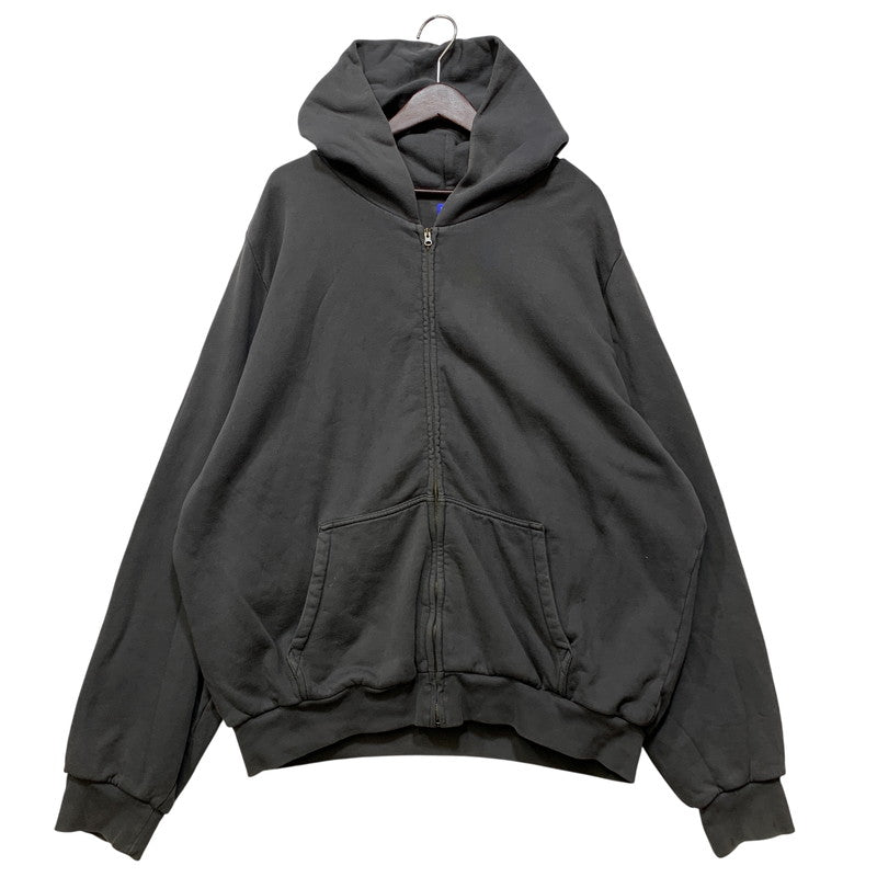 【中古品】【メンズ】 YEEZY GAP イージーギャップ 537322-00-1 DOUBLE FACE ZIP UP SWEAT HOODIE ダブル フェイス ジップアップ スウェット フーディー パーカー トップス 142-260921-kh-04-izu サイズ：XXL カラー：グレー 万代Net店