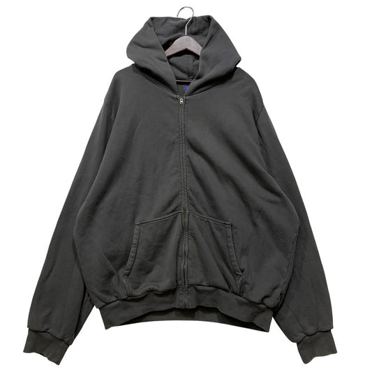 【中古品】【メンズ】 YEEZY GAP イージーギャップ 537322-00-1 DOUBLE FACE ZIP UP SWEAT HOODIE ダブル フェイス ジップアップ スウェット フーディー パーカー トップス 142-260921-kh-04-izu サイズ：XXL カラー：グレー 万代Net店