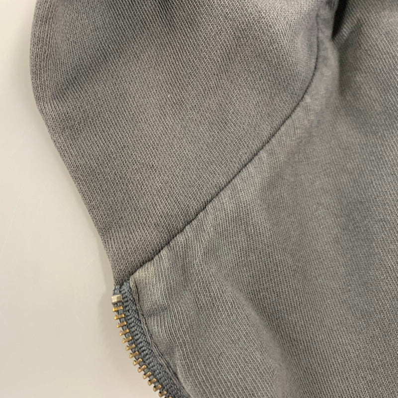 【中古品】【メンズ】 YEEZY GAP イージーギャップ 537322-00-1 DOUBLE FACE ZIP UP SWEAT HOODIE ダブル フェイス ジップアップ スウェット フーディー パーカー トップス 142-260921-kh-04-izu サイズ：XXL カラー：グレー 万代Net店
