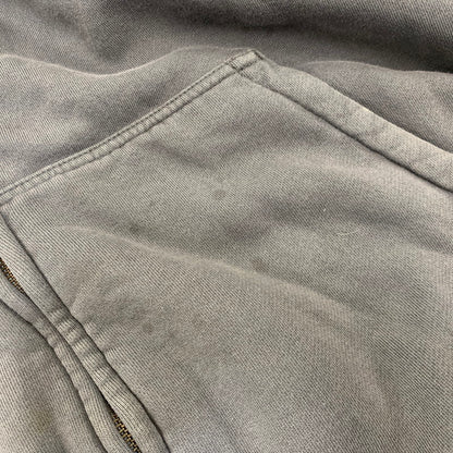 【中古品】【メンズ】 YEEZY GAP イージーギャップ 537322-00-1 DOUBLE FACE ZIP UP SWEAT HOODIE ダブル フェイス ジップアップ スウェット フーディー パーカー トップス 142-260921-kh-04-izu サイズ：XXL カラー：グレー 万代Net店