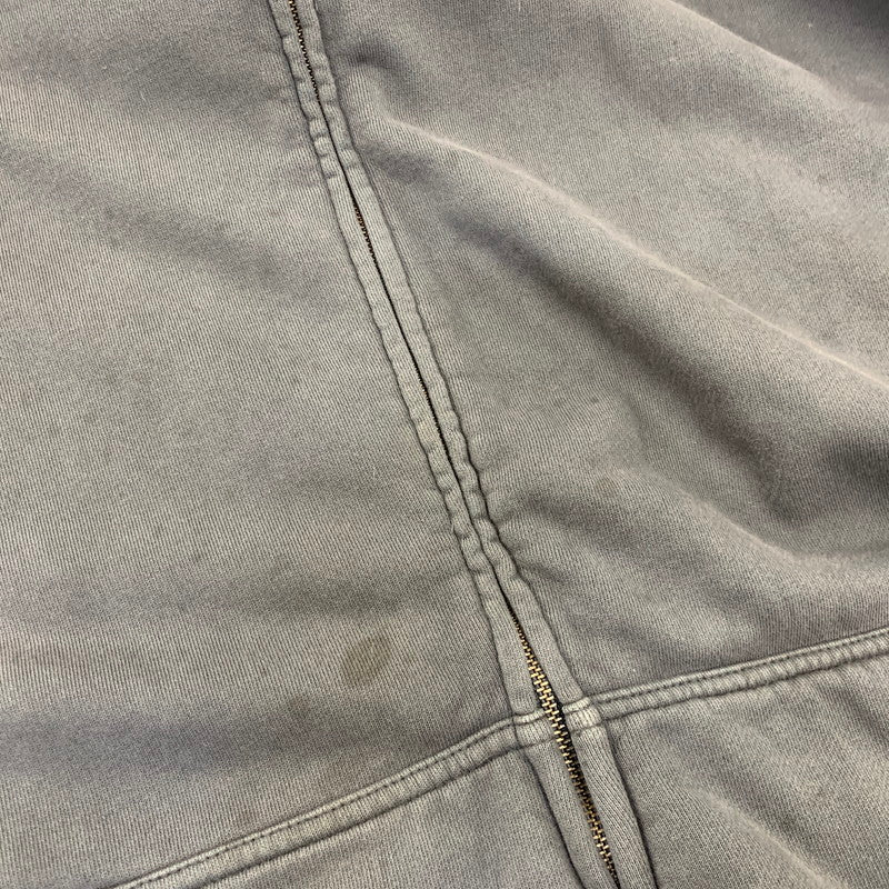 【中古品】【メンズ】 YEEZY GAP イージーギャップ 537322-00-1 DOUBLE FACE ZIP UP SWEAT HOODIE ダブル フェイス ジップアップ スウェット フーディー パーカー トップス 142-260921-kh-04-izu サイズ：XXL カラー：グレー 万代Net店