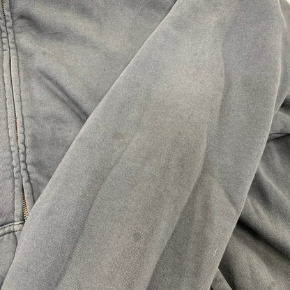 【中古品】【メンズ】 YEEZY GAP イージーギャップ 537322-00-1 DOUBLE FACE ZIP UP SWEAT HOODIE ダブル フェイス ジップアップ スウェット フーディー パーカー トップス 142-260921-kh-04-izu サイズ：XXL カラー：グレー 万代Net店