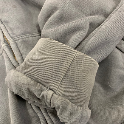 【中古品】【メンズ】 YEEZY GAP イージーギャップ 537322-00-1 DOUBLE FACE ZIP UP SWEAT HOODIE ダブル フェイス ジップアップ スウェット フーディー パーカー トップス 142-260921-kh-04-izu サイズ：XXL カラー：グレー 万代Net店