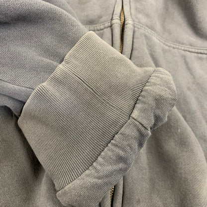 【中古品】【メンズ】 YEEZY GAP イージーギャップ 537322-00-1 DOUBLE FACE ZIP UP SWEAT HOODIE ダブル フェイス ジップアップ スウェット フーディー パーカー トップス 142-260921-kh-04-izu サイズ：XXL カラー：グレー 万代Net店